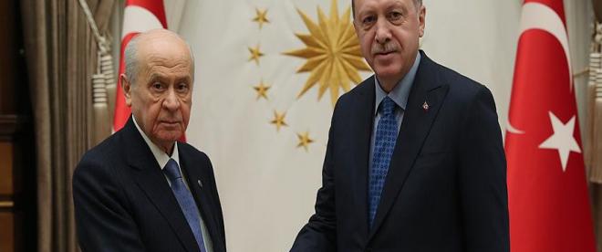 Erdoğan ile Bahçeli görüştü