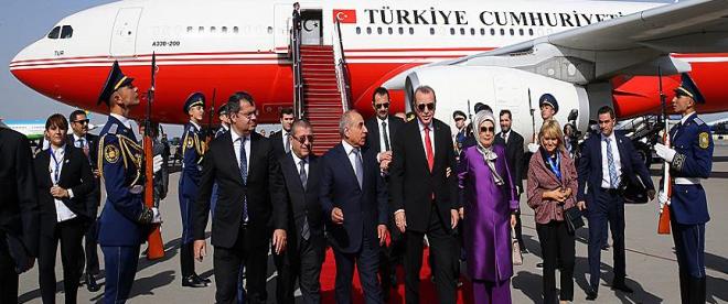 Cumhurbaşkanı Erdoğan Baküde