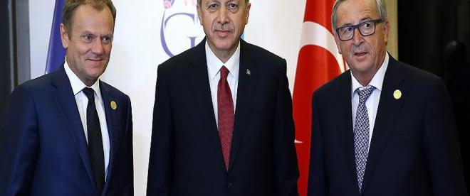 Erdoğan, Juncker ve Tuskla görüşecek