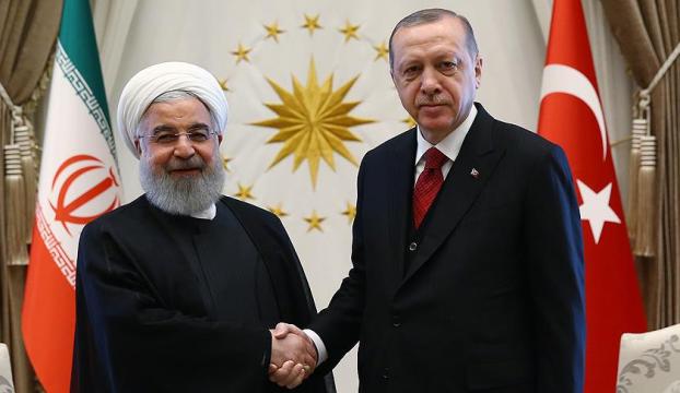 Erdoğan, Ruhani ile İran kararını görüştü