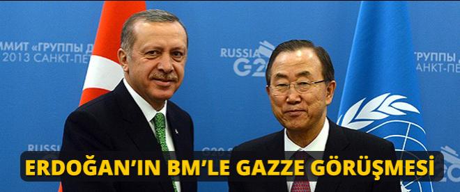 Erdoğan BM Genel Sekreteri Ban ile görüştü