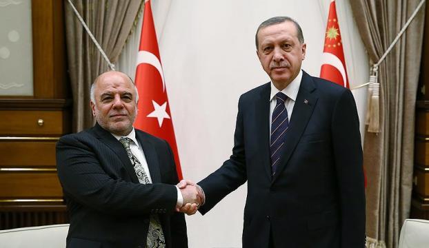 Cumhurbaşkanı Erdoğan, Irak Başbakanı İbadiyle görüştü