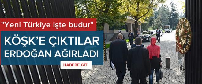 Musul Başkonsolosluğu çalışanları Köşkte