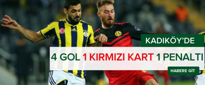 Kadıköyde 4 gol, 1 kırmızı, 1 penaltı