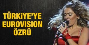 Türkiyeye &quot;Eurovision&quot; özrü