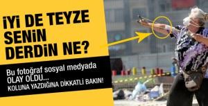 İyi de teyze senin derdin ne?