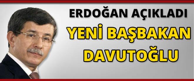 Erdoğan yeni Başbakanı açıklıyor