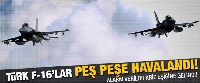 Türk F-16’lar peş peşe havalanınca...