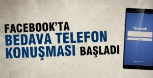 Facebookta ücretsiz telefon görüşmesi başladı