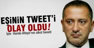 Karısının twetti olay oldu!