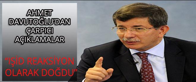 Davutoğlu:&quot;Işid, reaksiyon olarak doğdu&quot;