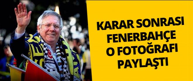 Fenerbahçe o fotoğrafı paylaştı