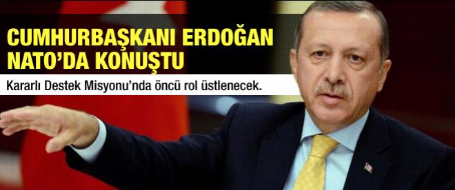 Cumhurbaşkanı Erdoğan NATOda konuşma yaptı