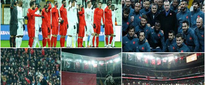 Futbolun yıldızları teröre karşı tek yürek oldu