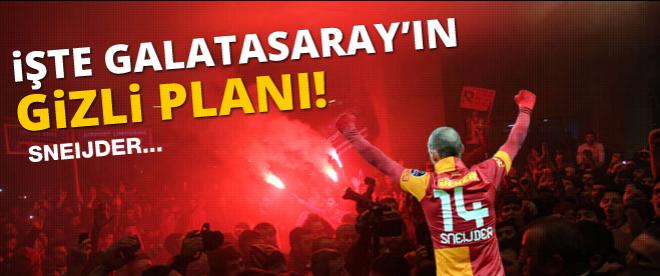 Galatasaray'ın gizli planı! Sneijder...