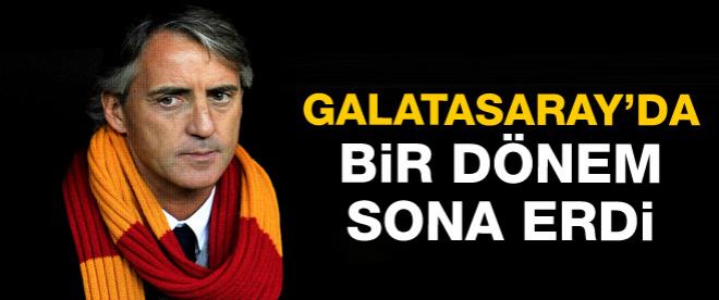 Galatasaray'da bir dönem sona erdi