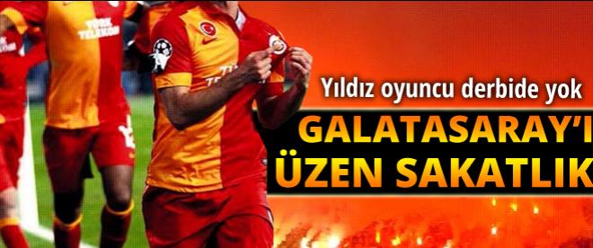 Galatasarayda üzen sakatlık