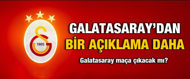 Galatasaray: &quot;Kararımızın arkasındayız&quot;