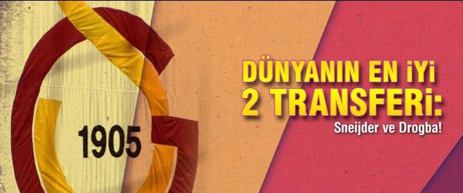 Dünyanın en iyi 2 transferi Sneijder ve Drogba