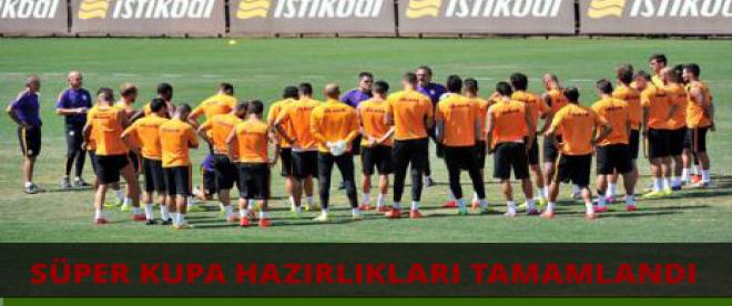 Galatasaray, Fenerbahçe maçının hazırlıklarını tamamladı