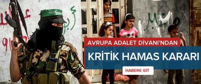 Avrupa Adalet Divanından kritik Hamas kararı