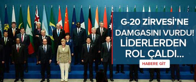 G-20 Zirvesine damgasını vurdu!