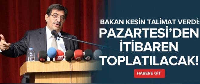 Bakan Güllüce talimatı verdi! Hepsi toplatılacak