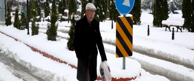 Doğu Anadoluda kar yağışı