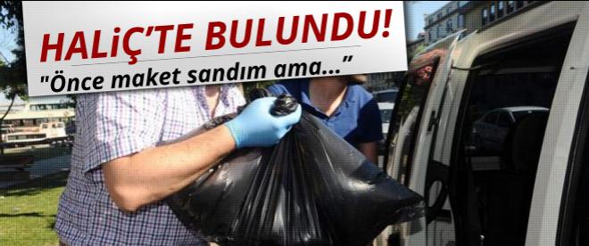 Haliçten bebek cesedi çıktı