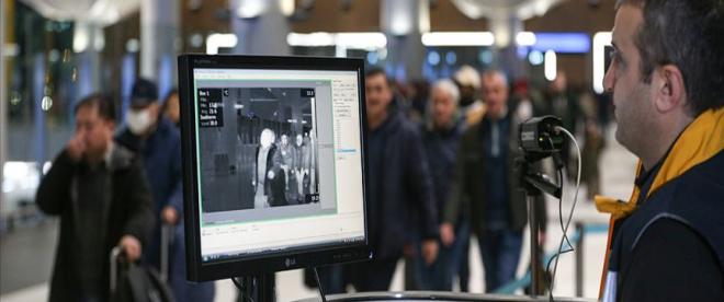 Çinden gelen yolcular, İstanbul Havalimanında termal kameralarla kontrol edildi