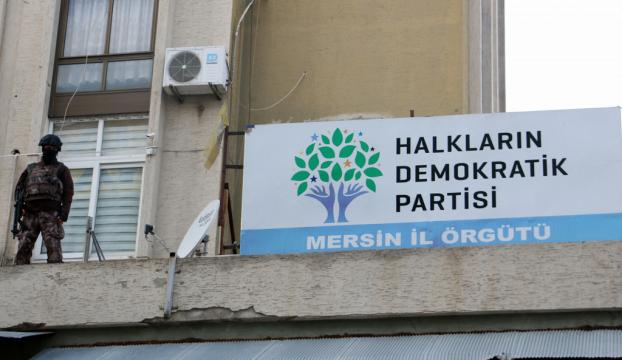 HDP Mersin İl Başkanlığında arama başlatıldı