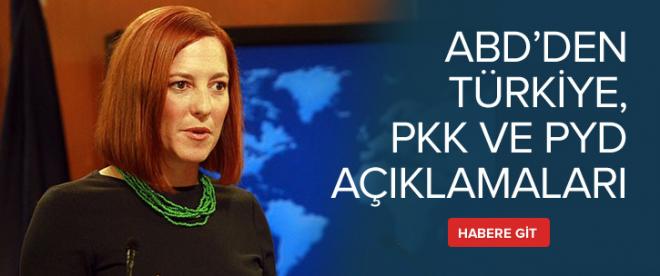 ABDden Türkiye, PKK ve PYD açıklamaları