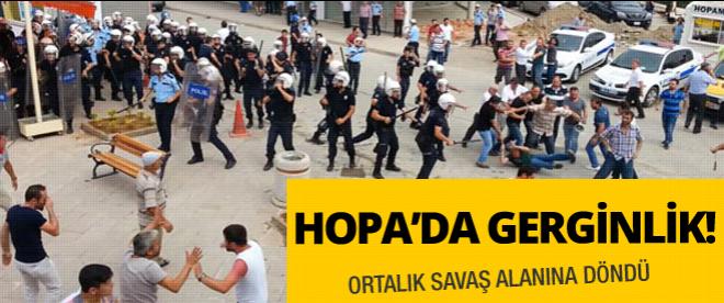 Hopada iftar gerginliği