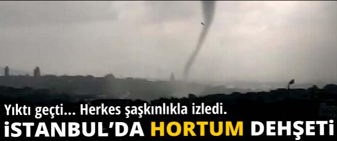 İstanbulda hortum paniği