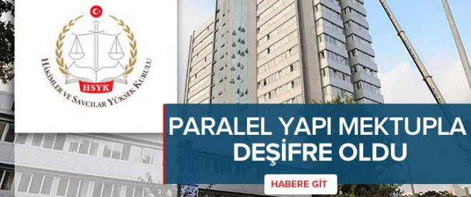 Paralel yapı mektupla çözüldü