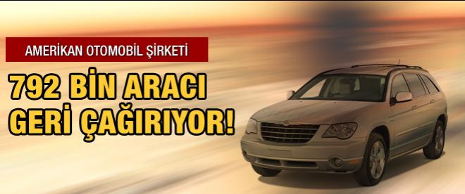 Chrysler 792 bin aracını geri çağırdı