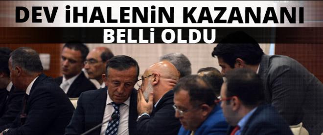 Dev ihalenin kazananı belli oldu