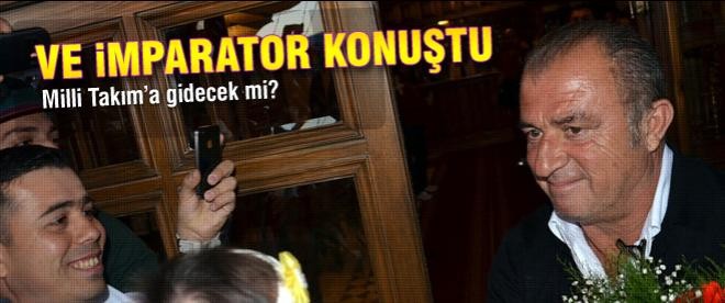 İmparator konuştu