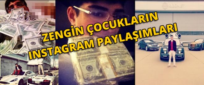 Instagramda zengin çocukların paylaşımları!