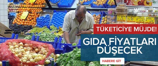 Müjdeli haber! &quot;Gıda fiyatları düşecek&quot;