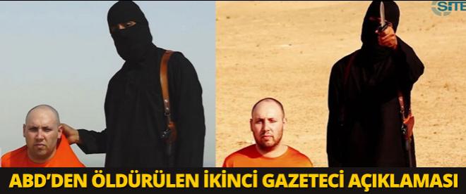 Öldürülen ikinci gazeteci ile ilgili ABDden açıklama geldi