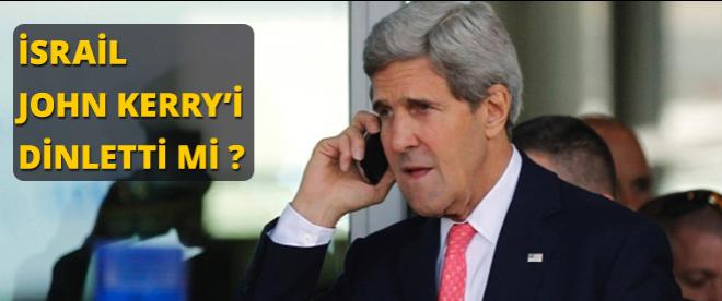 İsrail'in, Kerry'nin telefonlarını dinlediği iddiası