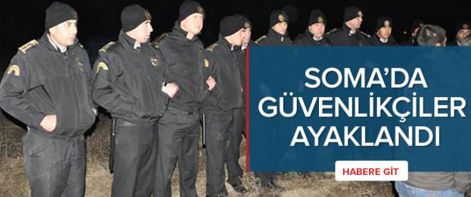 Somada güvenlikçiler ayaklandı