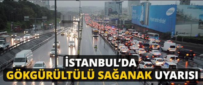 İstanbulda gökgürültülü sağanak