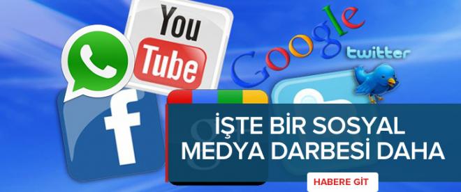 İşte bir sosyal medya darbesi daha