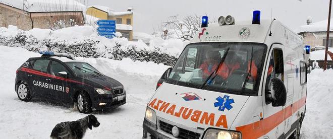 İtalyayı depremler ve çığ vurdu