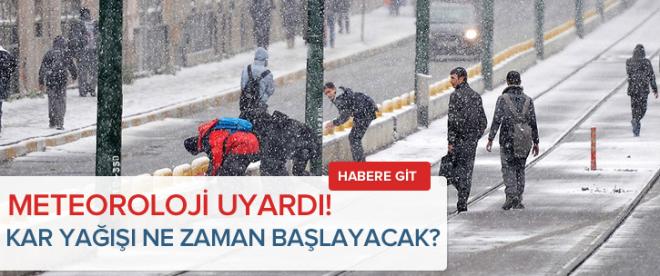 Meteorolojiden kar uyarısı!