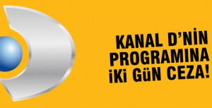 Kanal Dnin programına yasak!