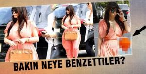 Kim Kardashianı bakın neye banzettiler!