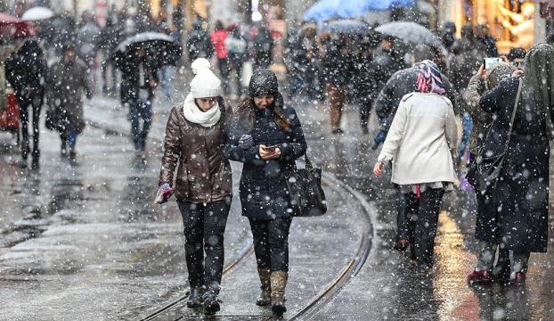 İstanbul için kuvvetli kar yağışı uyarısı